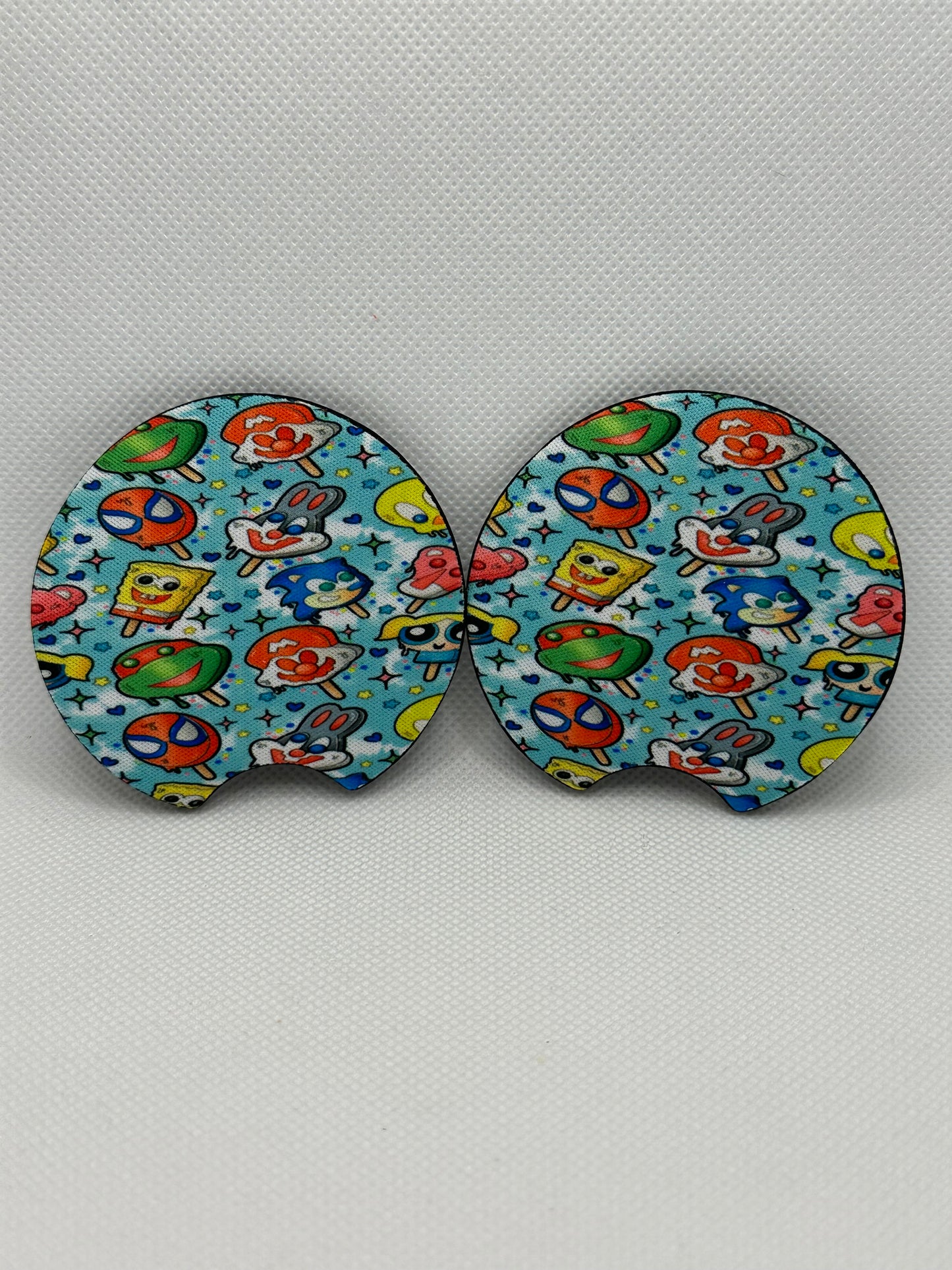 90’s Character Ice Cream Car Coasters