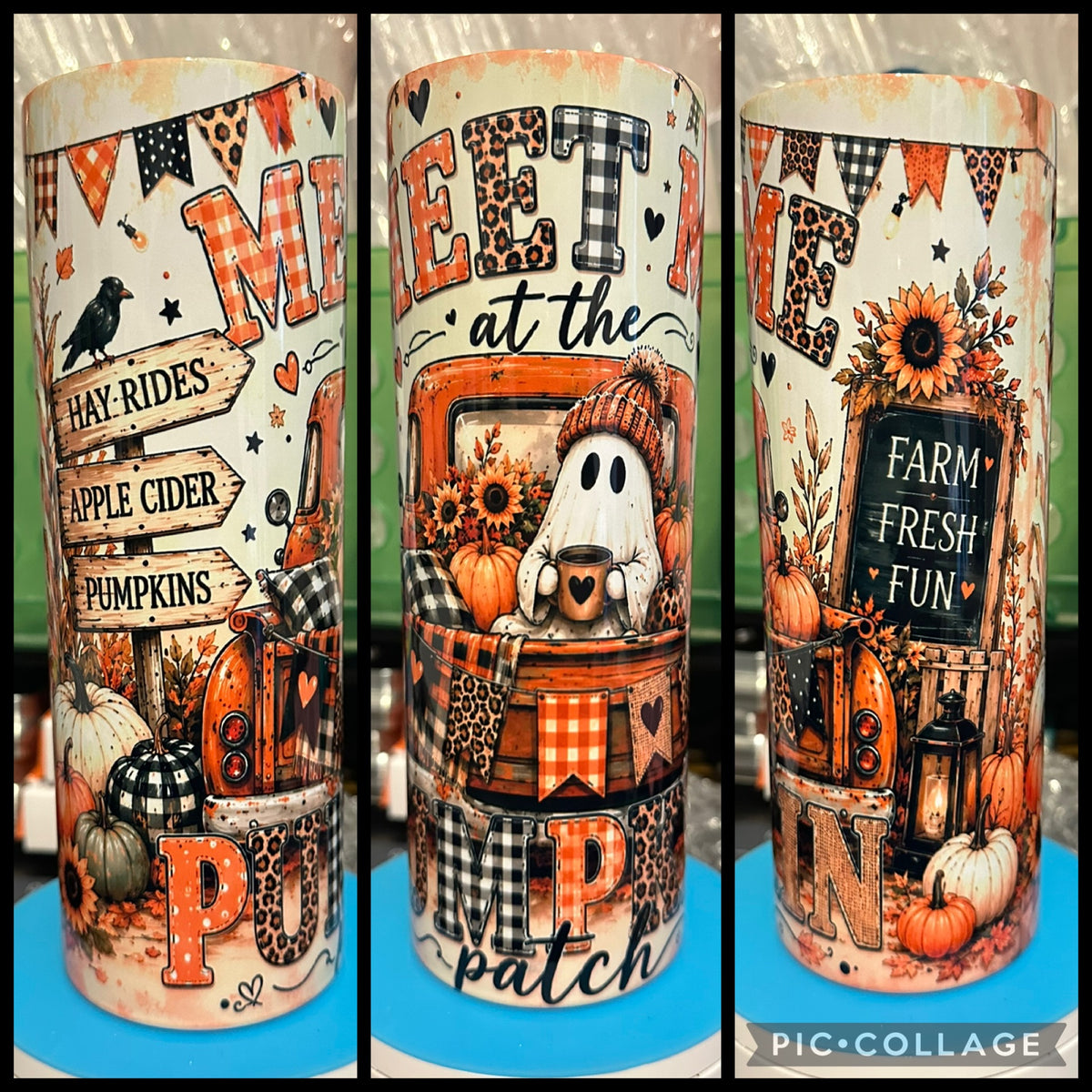 Meet Me At The Pumpkin Patch 20oz Sublimation Tumbler