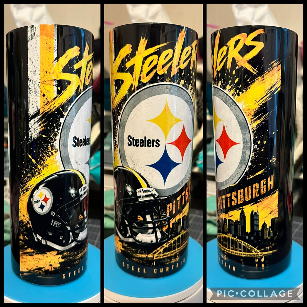 Pittsburgh Football City 20oz Sublimation Tumbler