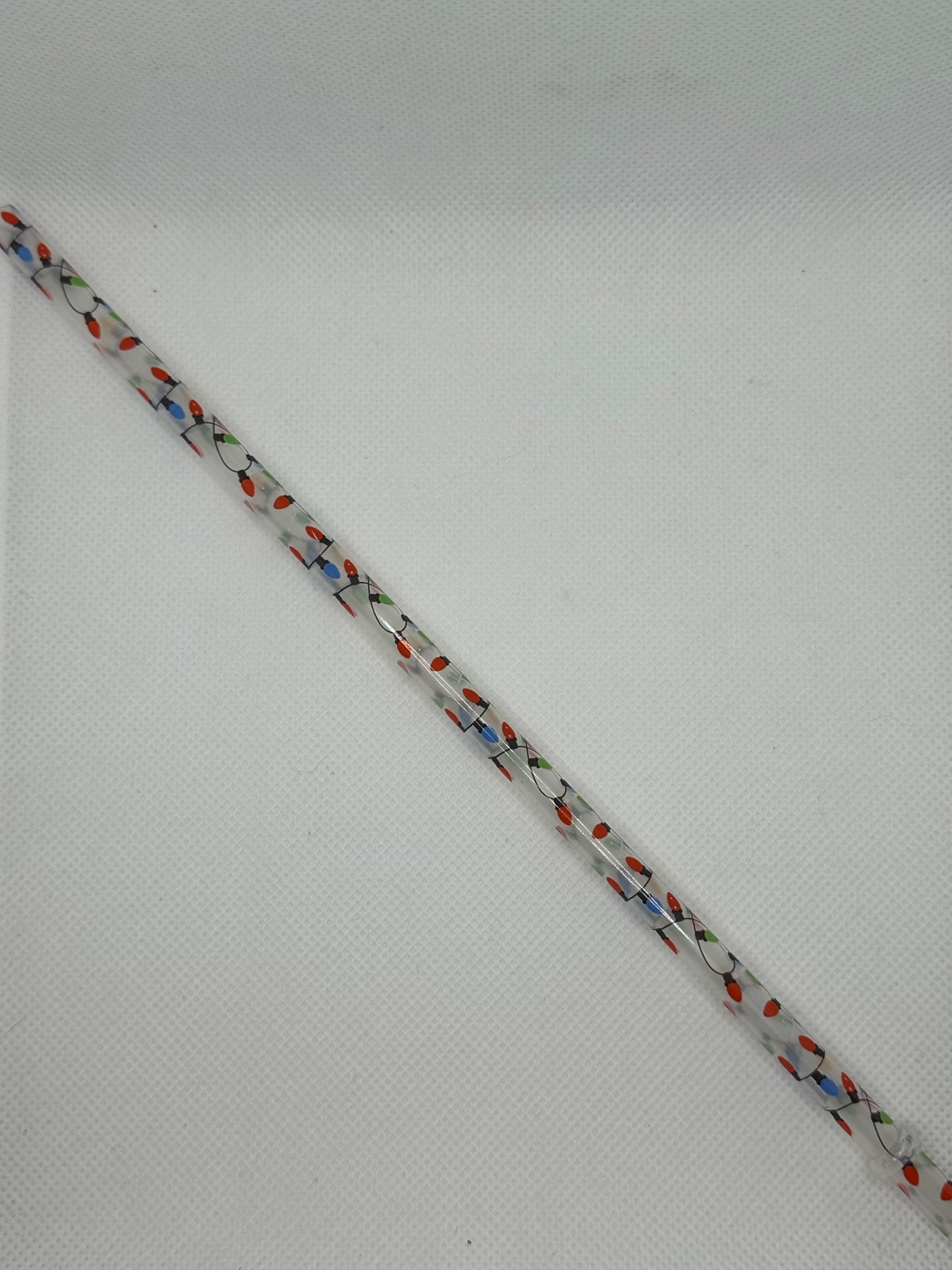 Christmas Lights Straw