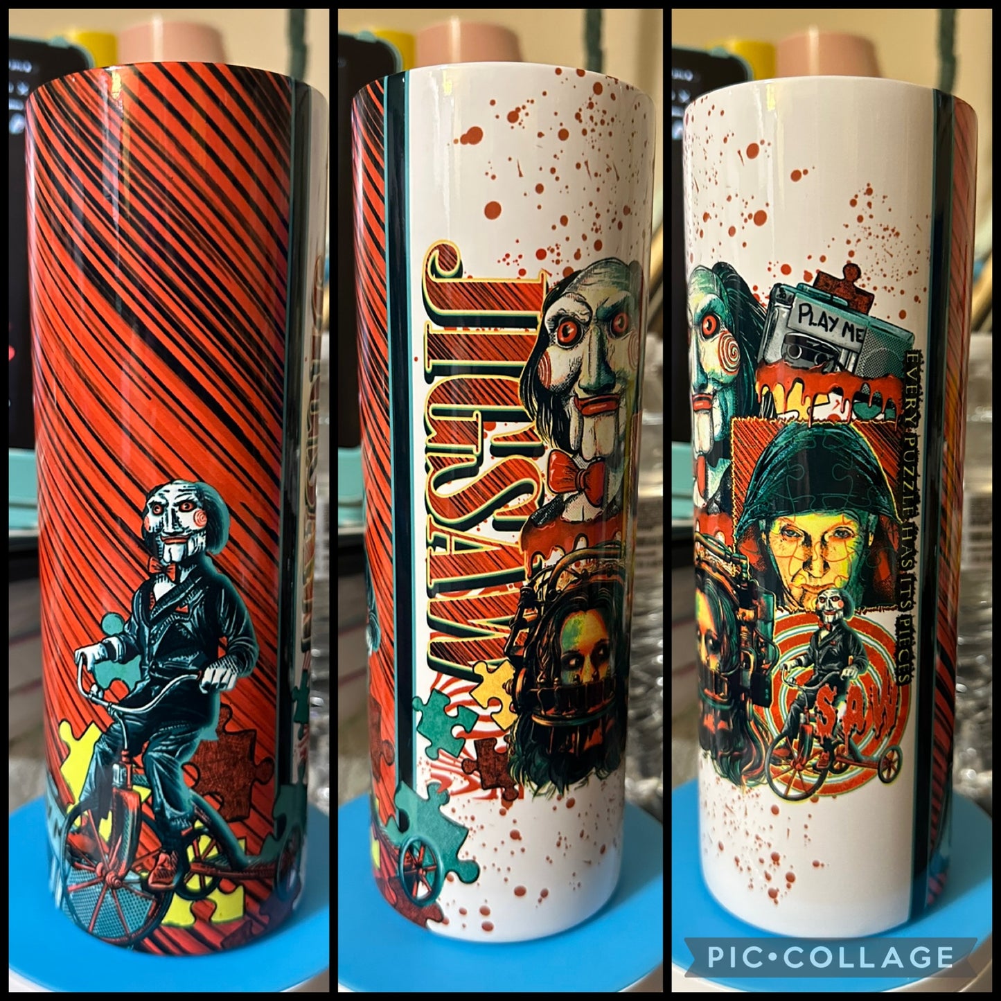 Let’s Play A Game Slasher 20oz Sublimation Tumbler