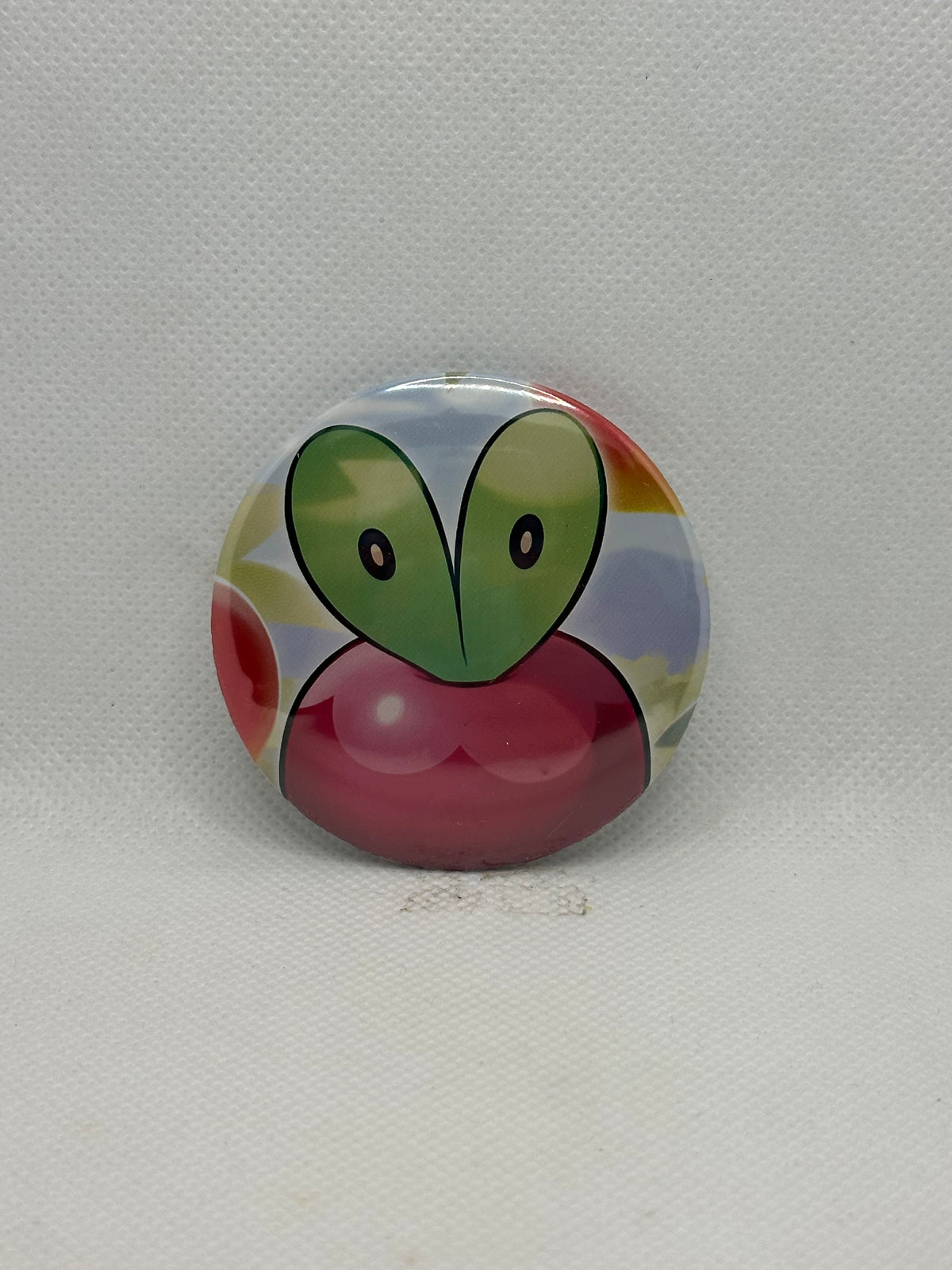 Anime Apple Button Pin