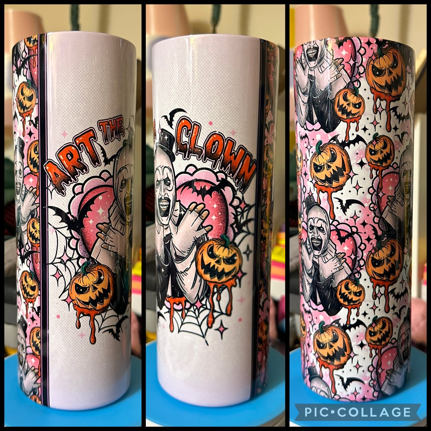I Heart Art Slasher 20oz Sublimation Tumbler