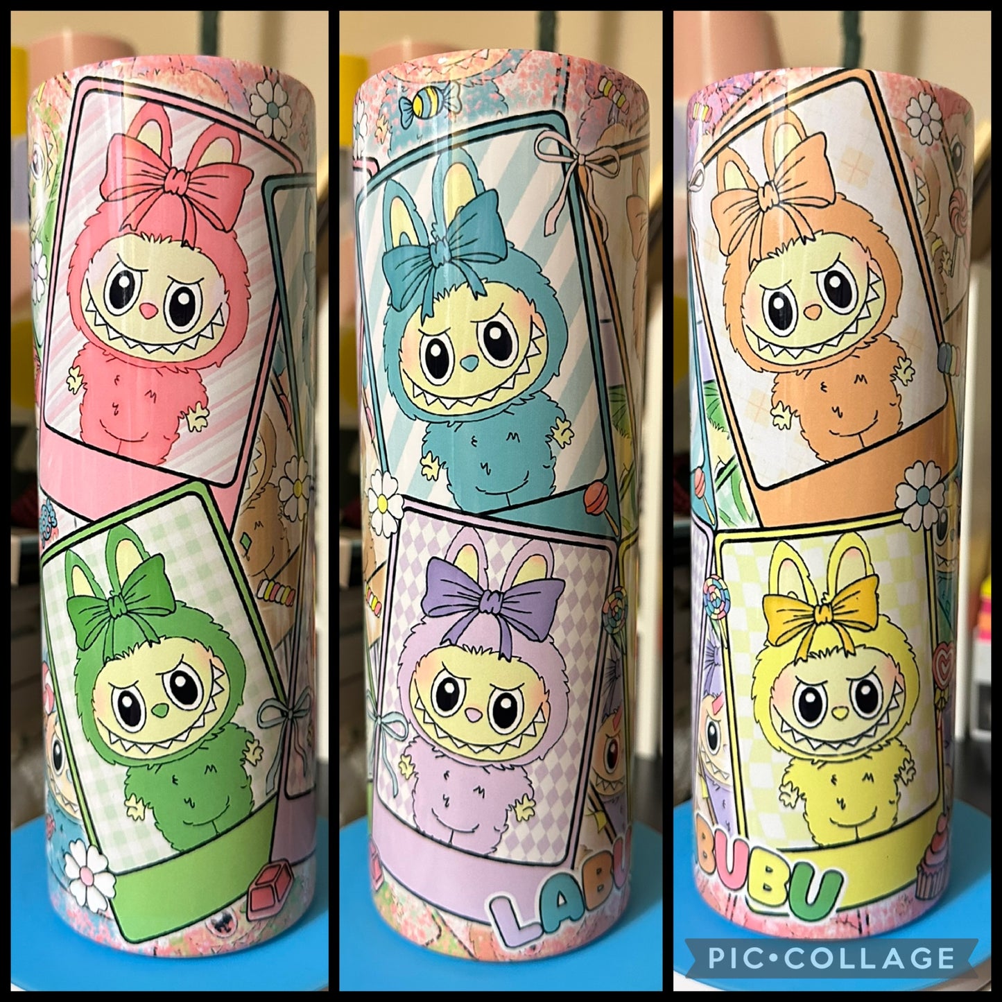 Furry Monster Tarot Cards 20oz Sublimation Tumbler