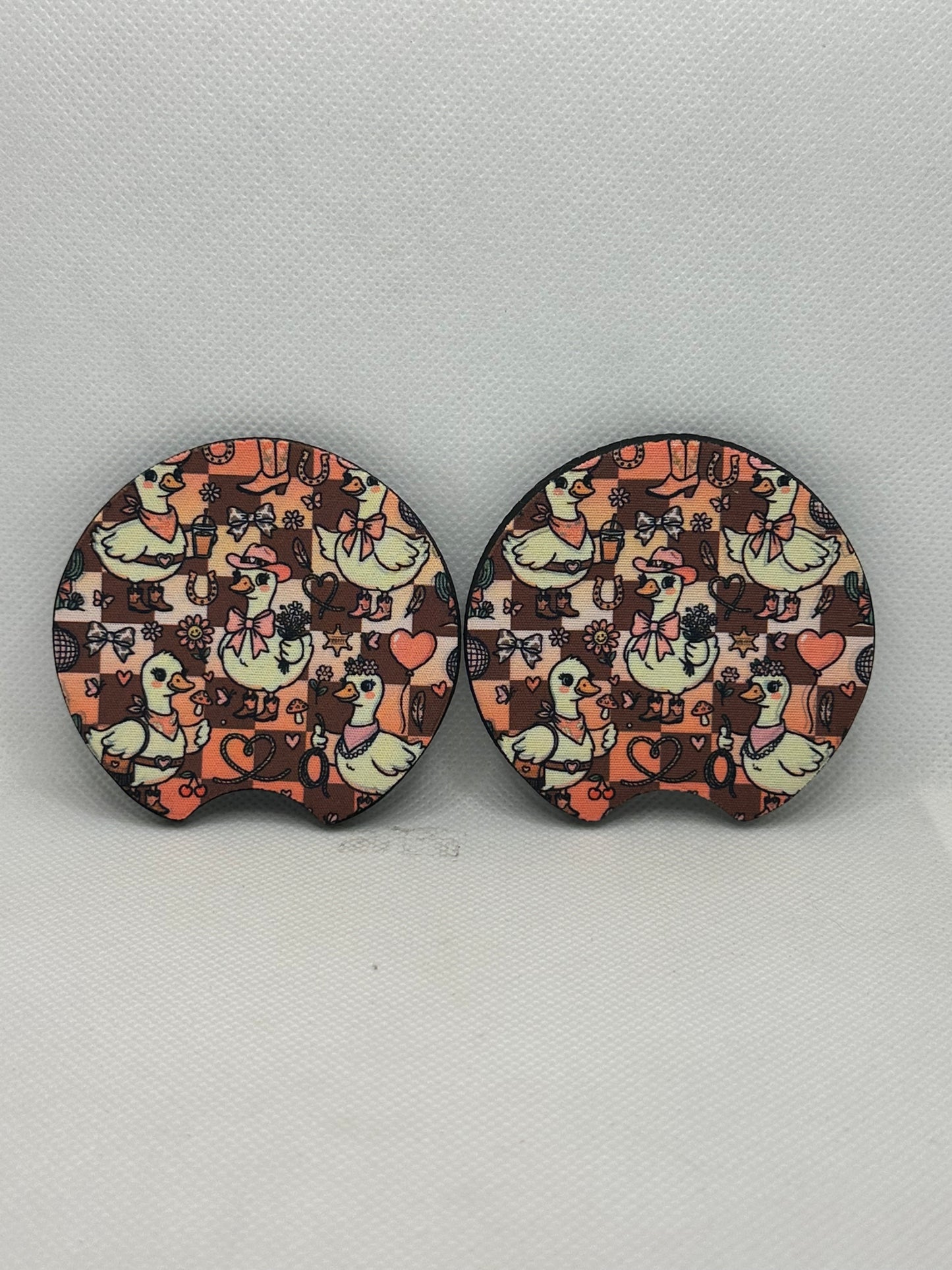 Western Goose Car Coasters