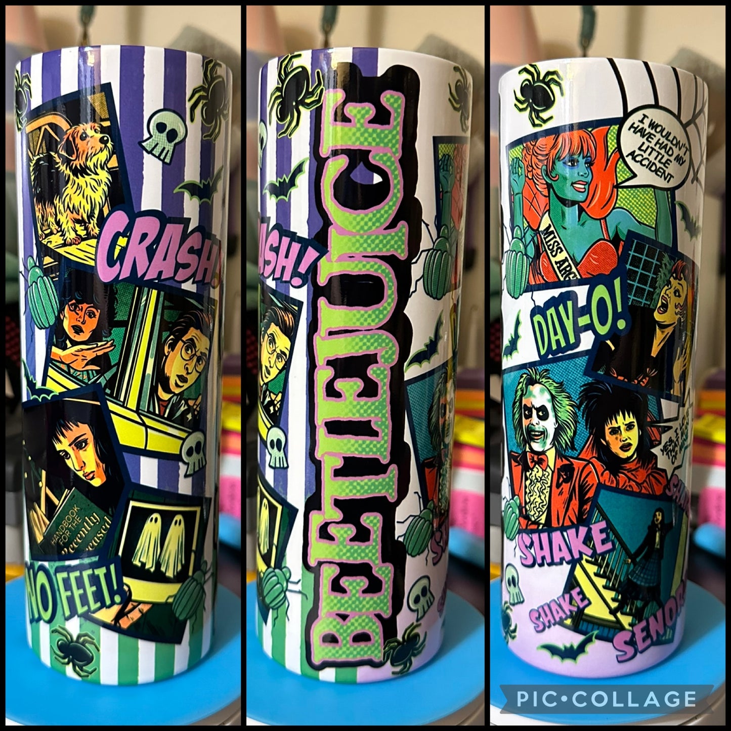 Never Trust The Living Comic 20oz Sublimation Tumbler