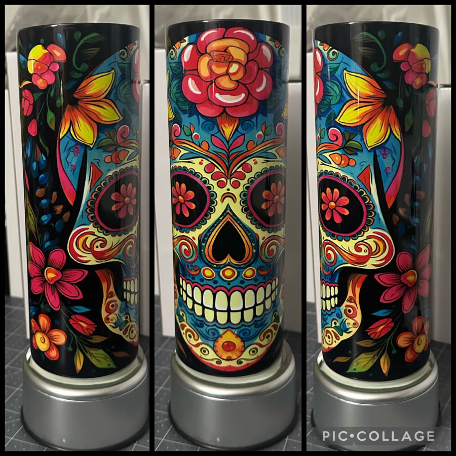 Sugar Skull 20oz Sublimation Tumbler