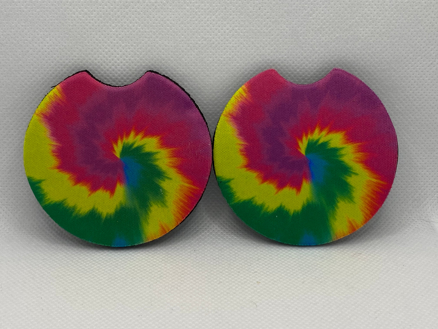 Swirl Tie Dye Car Coasters