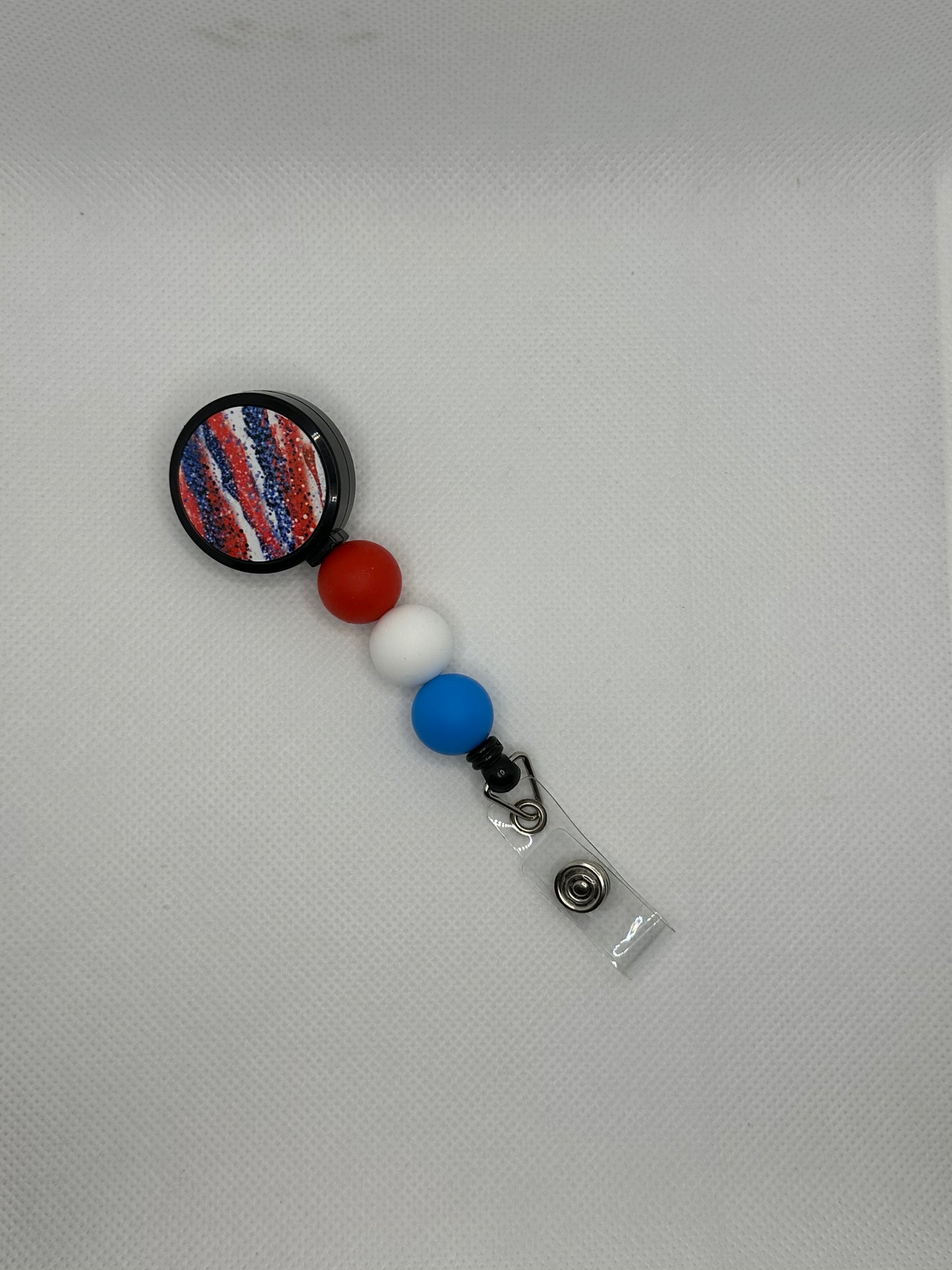 Red White And Blue Glitter Milky Way Black Badge Reel
