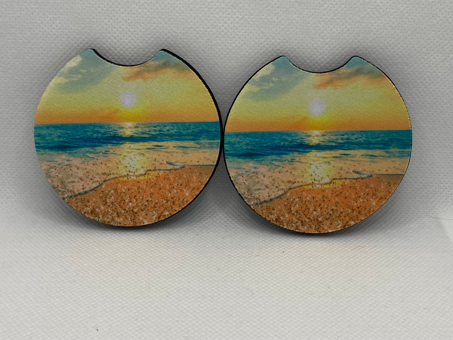 Beach Vibes Car Coasters