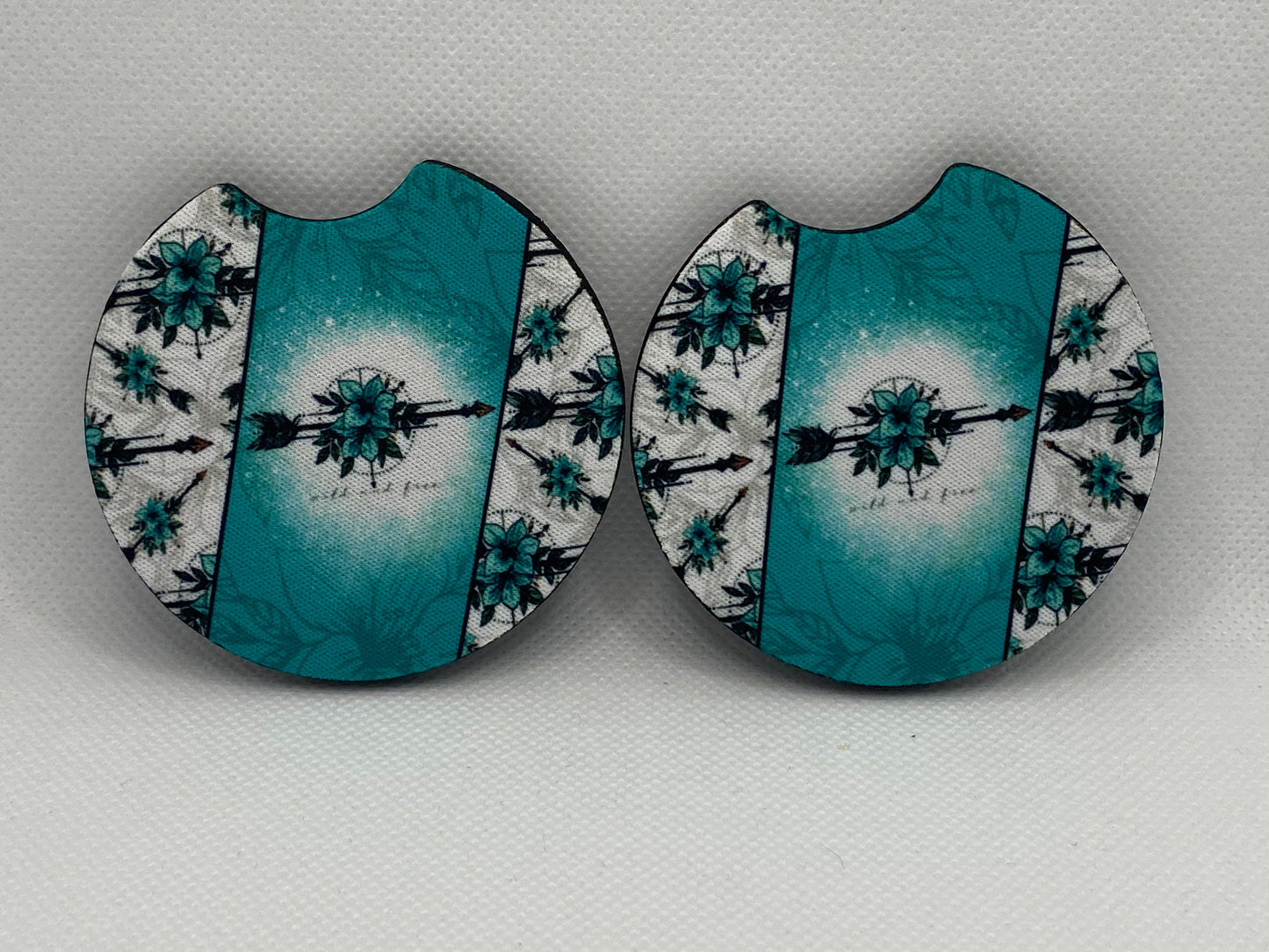 Wild And Free Arrow Car Coasters