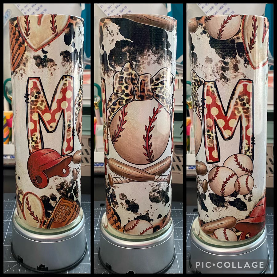 Baseball Mom 20oz Sublimation Tumbler