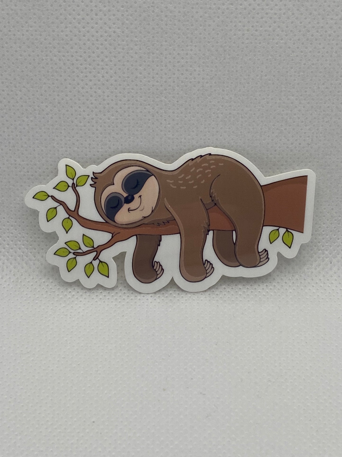 Sleepy Sloth Die Cut Sticker