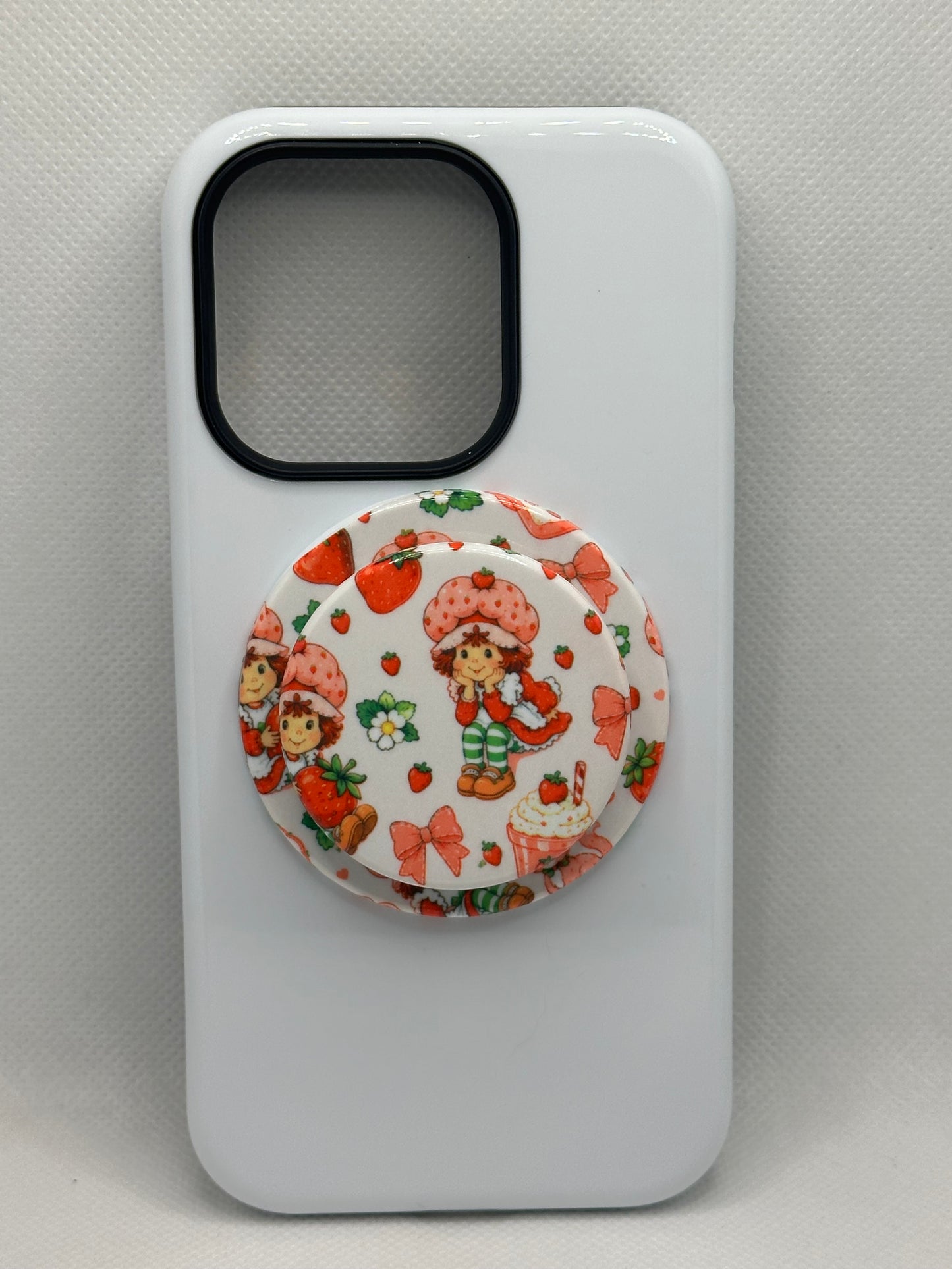 Strawberry Girl Magnetic Phone Grip
