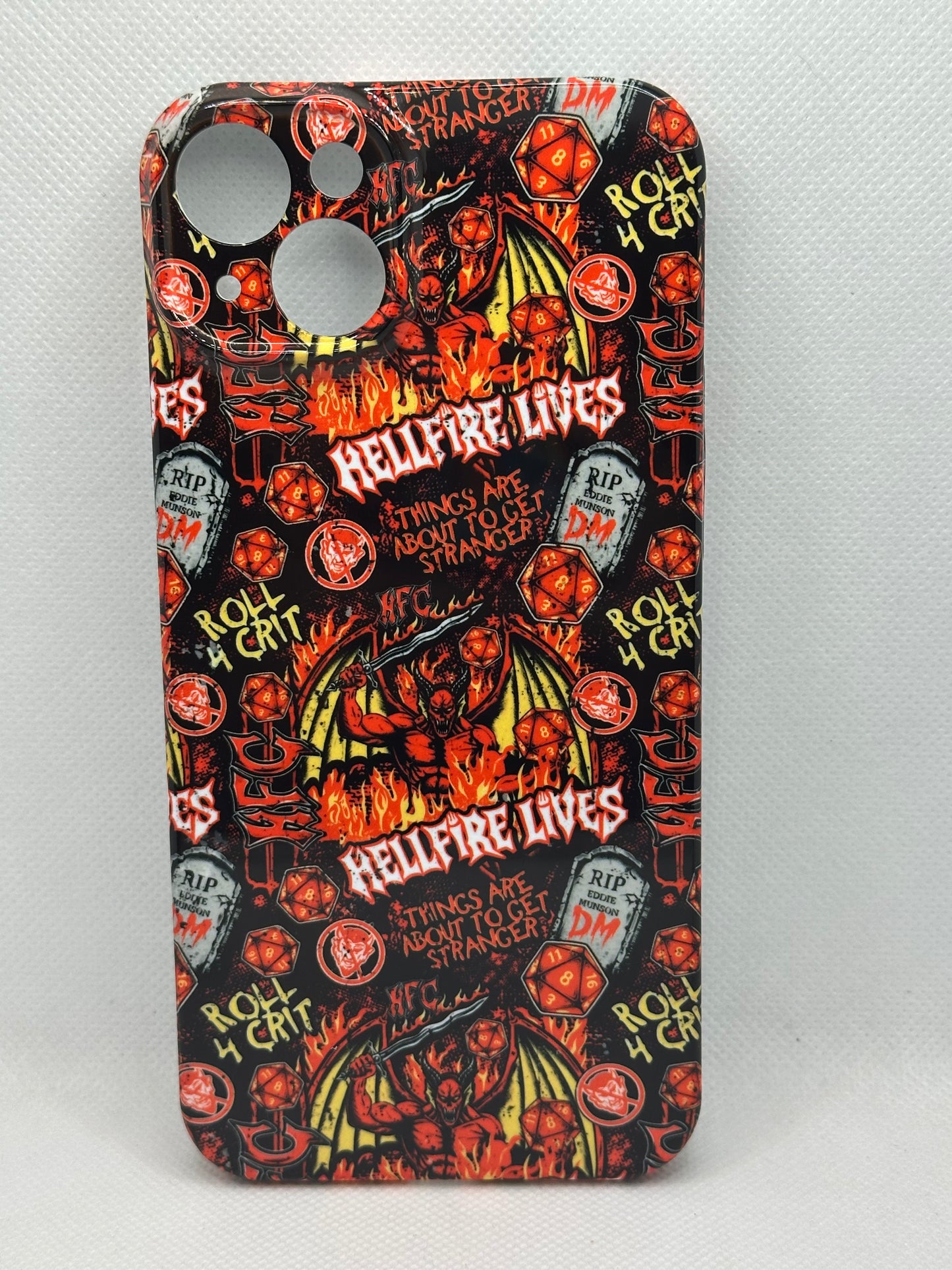 Stranger Hellfire Hard Shell Phone Case