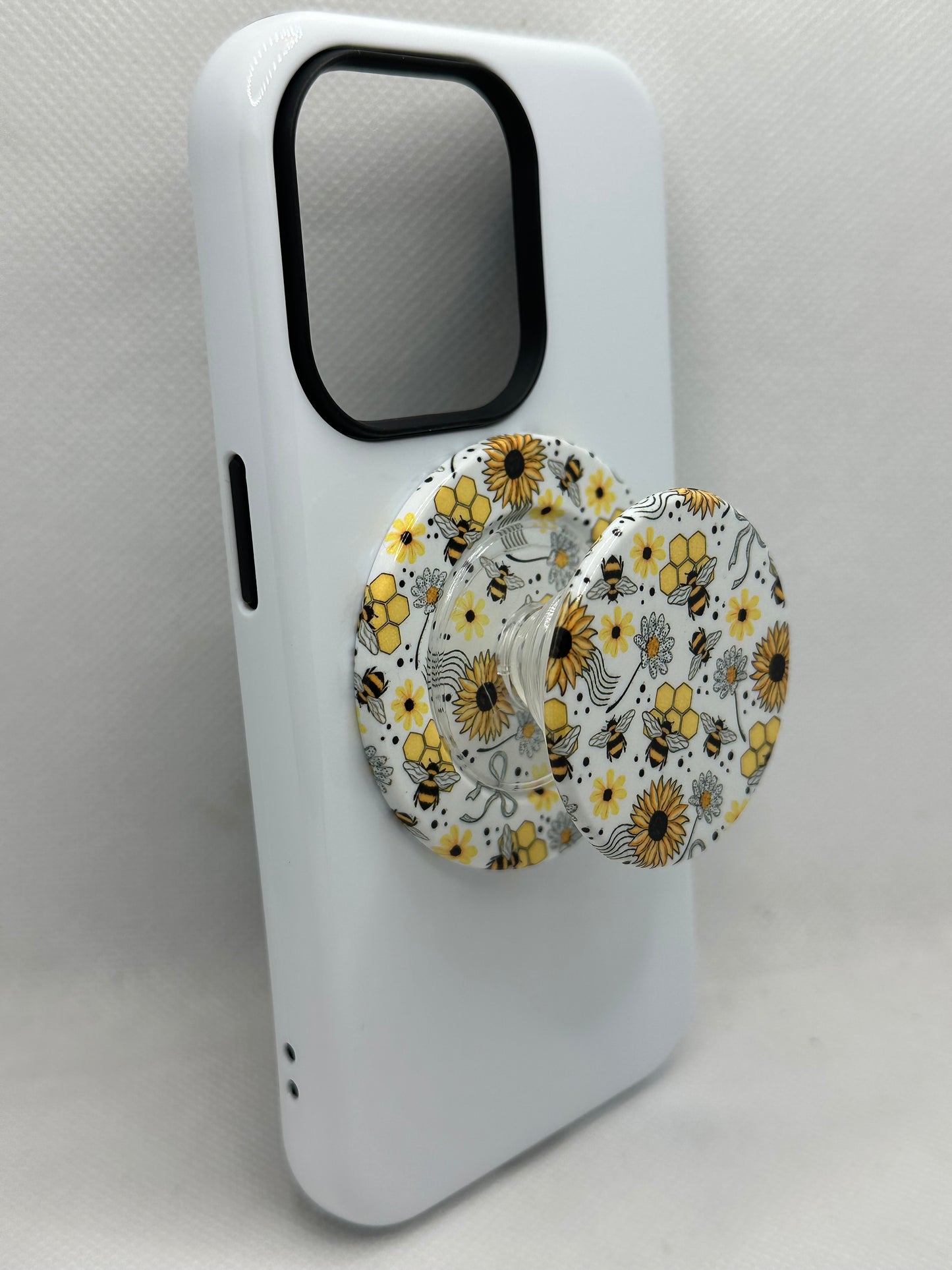 Bees And Sunflowers Magnetic Phone Grip