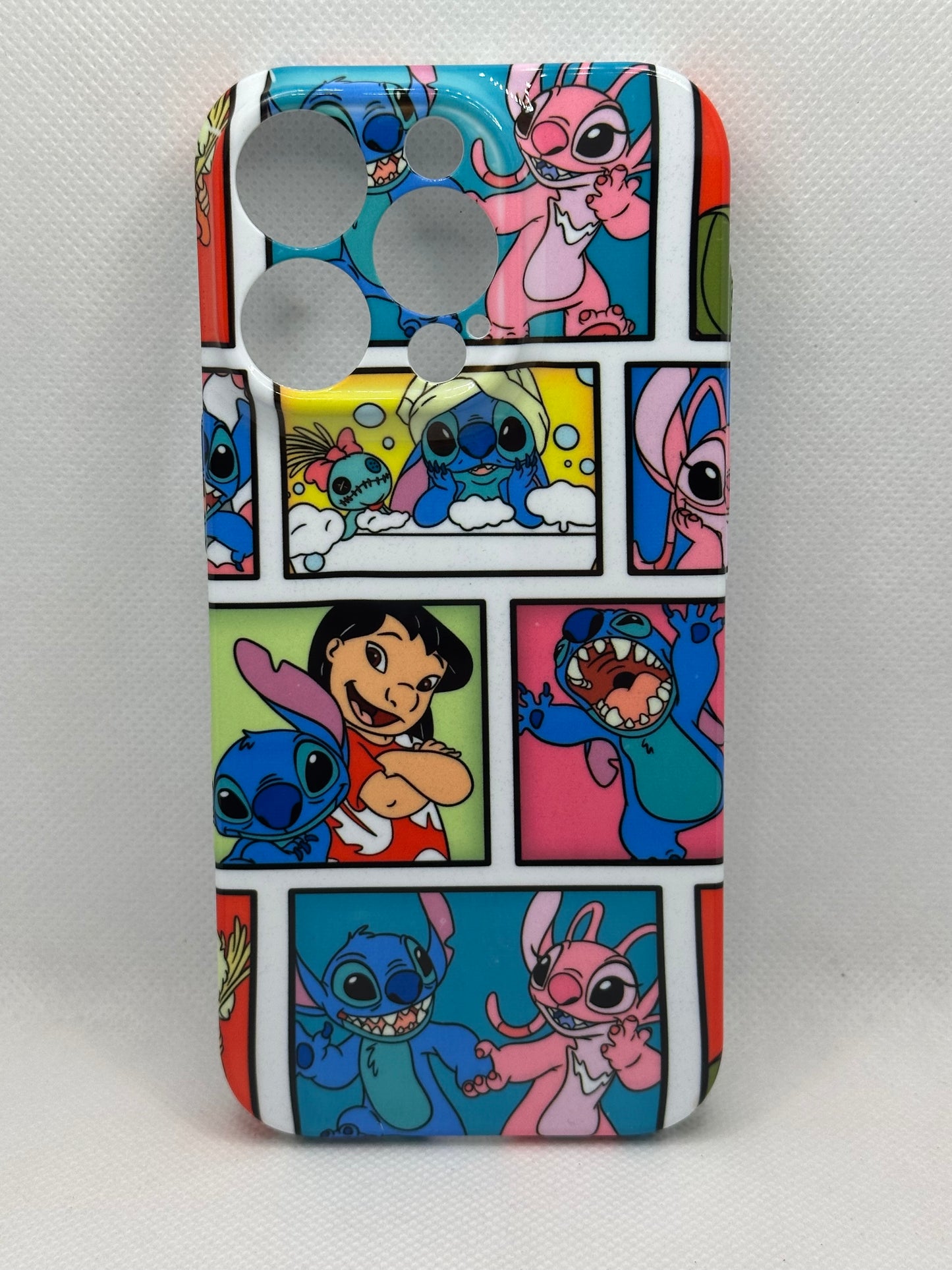 Blue Alien Collage Hard Shell Phone Case