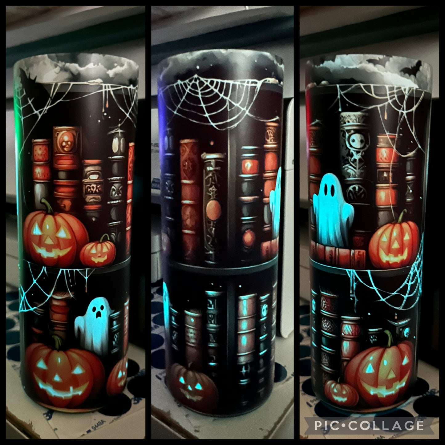 Spooky Book Season 20oz Glow In The Dark Tumbler