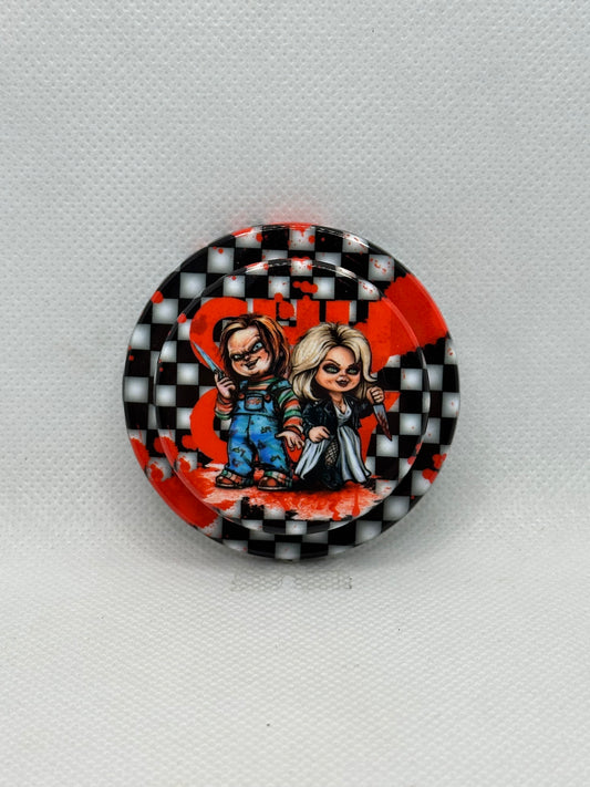 Horror Doll Couple Magnetic Phone Grip