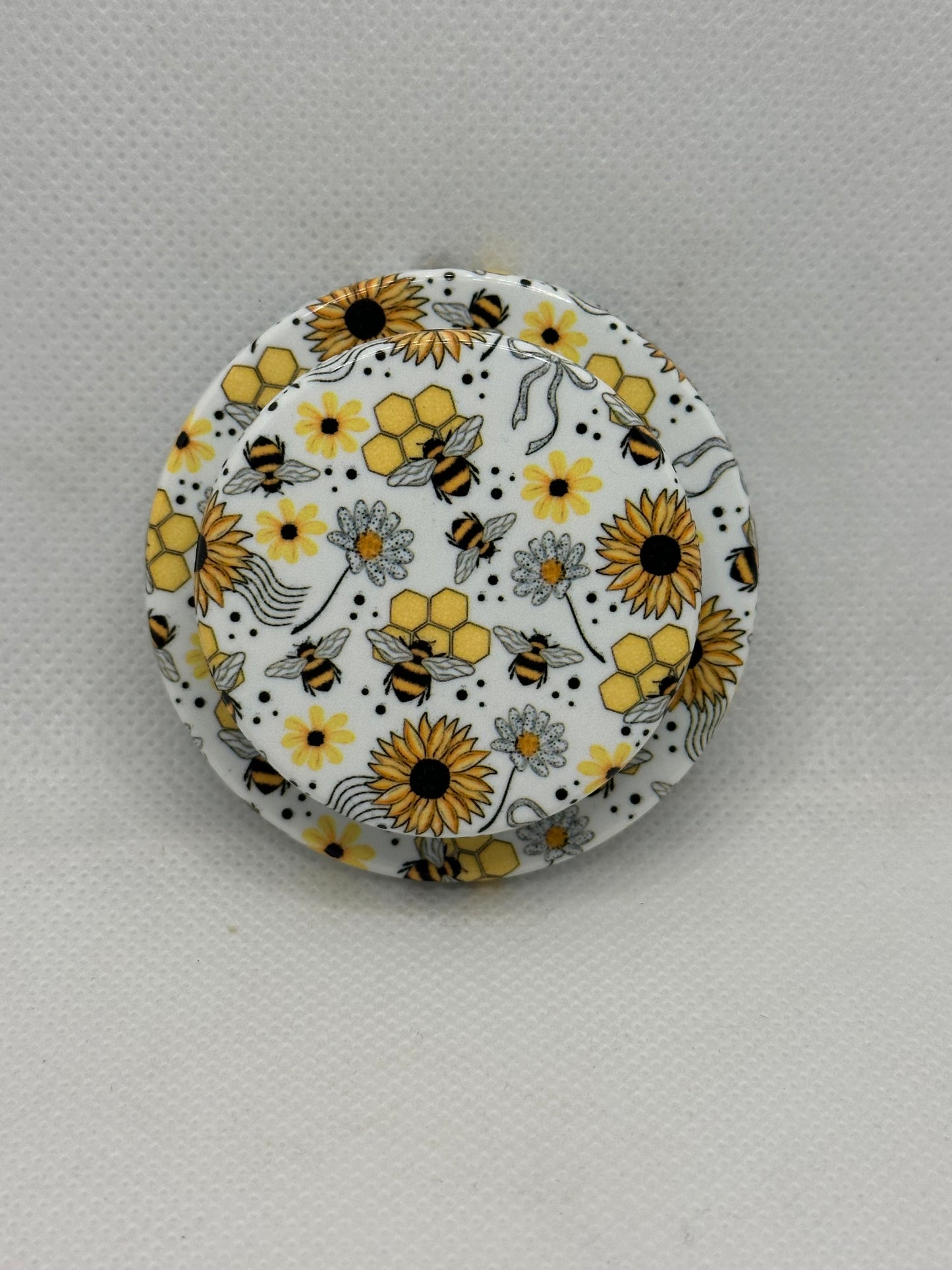 Bees And Sunflowers Magnetic Phone Grip
