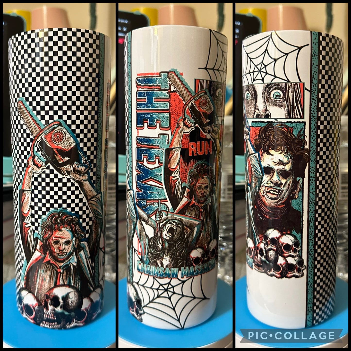 Chainsaw Killer 20oz Sublimation Tumbler