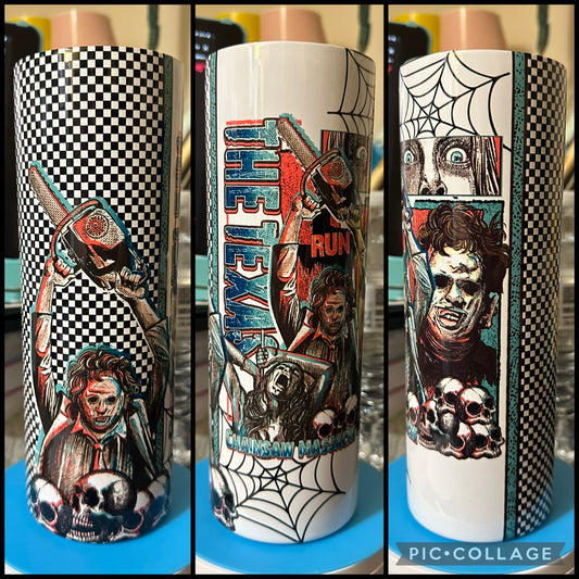 Chainsaw Killer 20oz Sublimation Tumbler