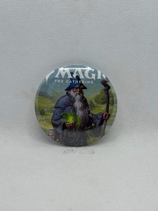 Magical Hobbit Gandalf Button Pin