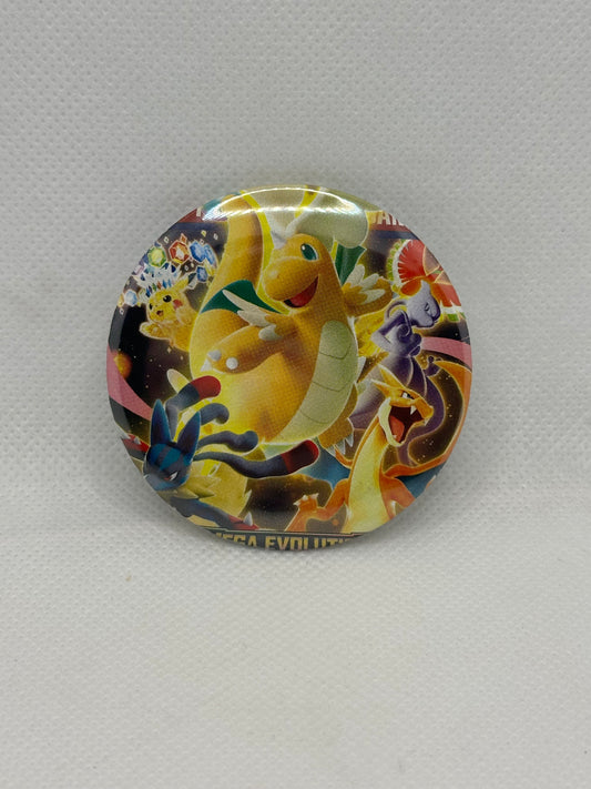 Ascended Dragon Button Pin