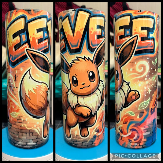 Graffiti Anime Fox 20oz Sublimation Tumbler