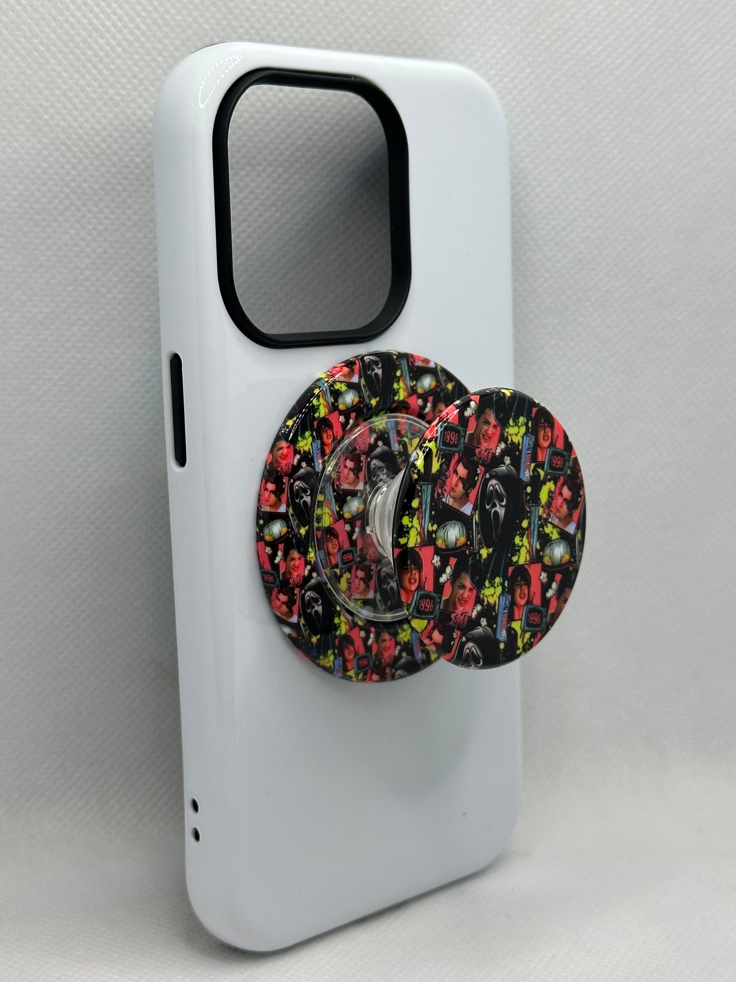 Neon Scream Ghost Magnetic Phone Grip