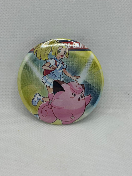 Journey Lilly Button Pin