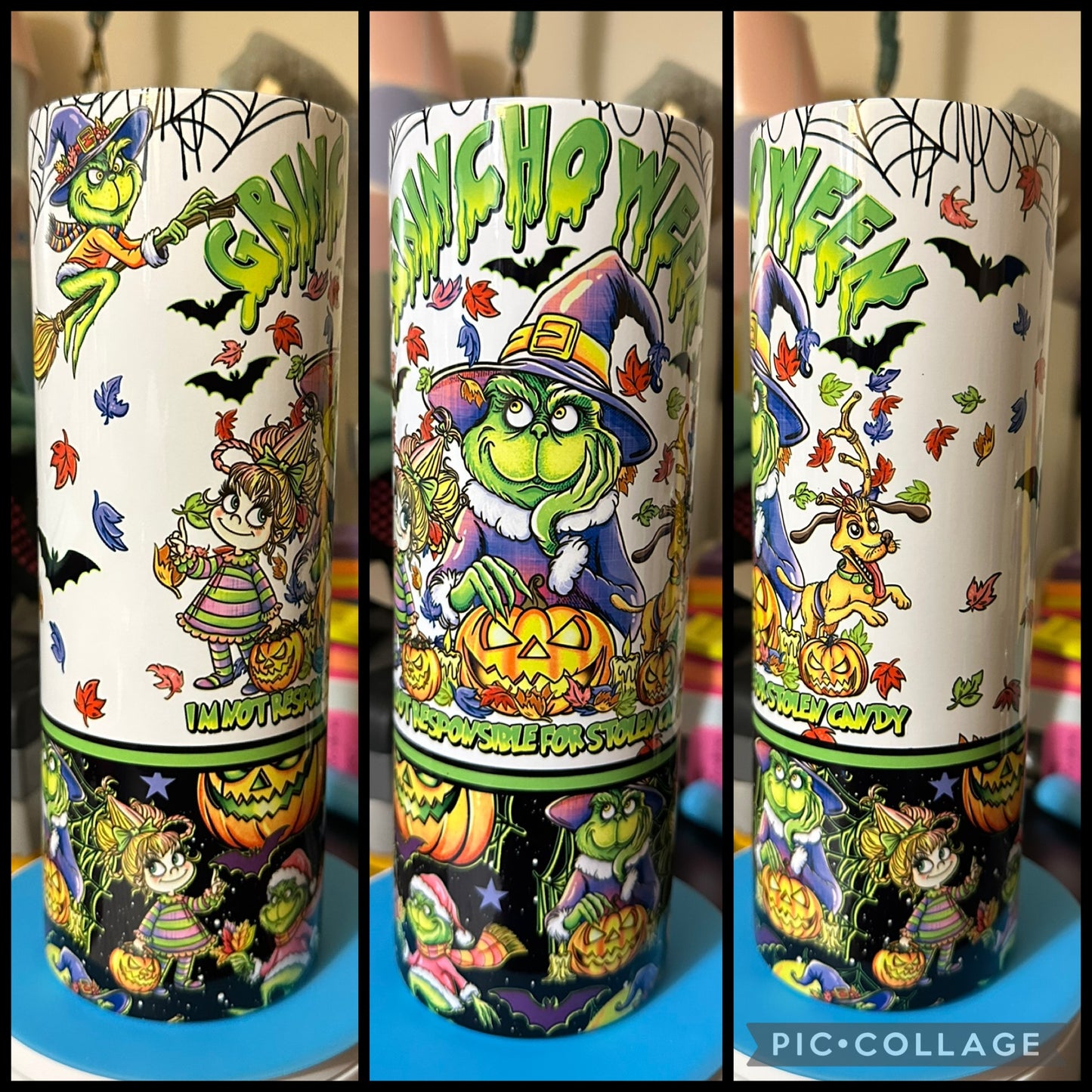 Halloween Grinch 20oz Sublimation Tumbler