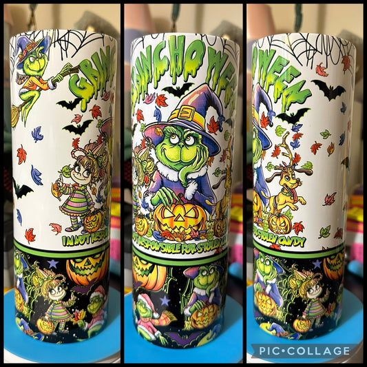 Halloween Grinch 20oz Sublimation Tumbler