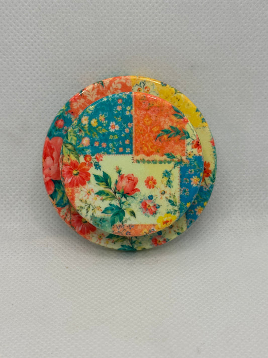 Patchwork Florals Magnetic Phone Grip