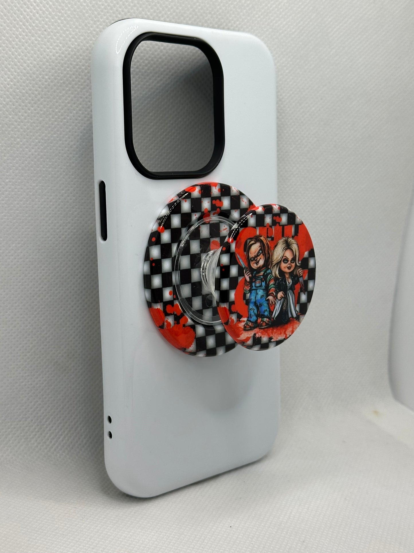 Horror Doll Couple Magnetic Phone Grip