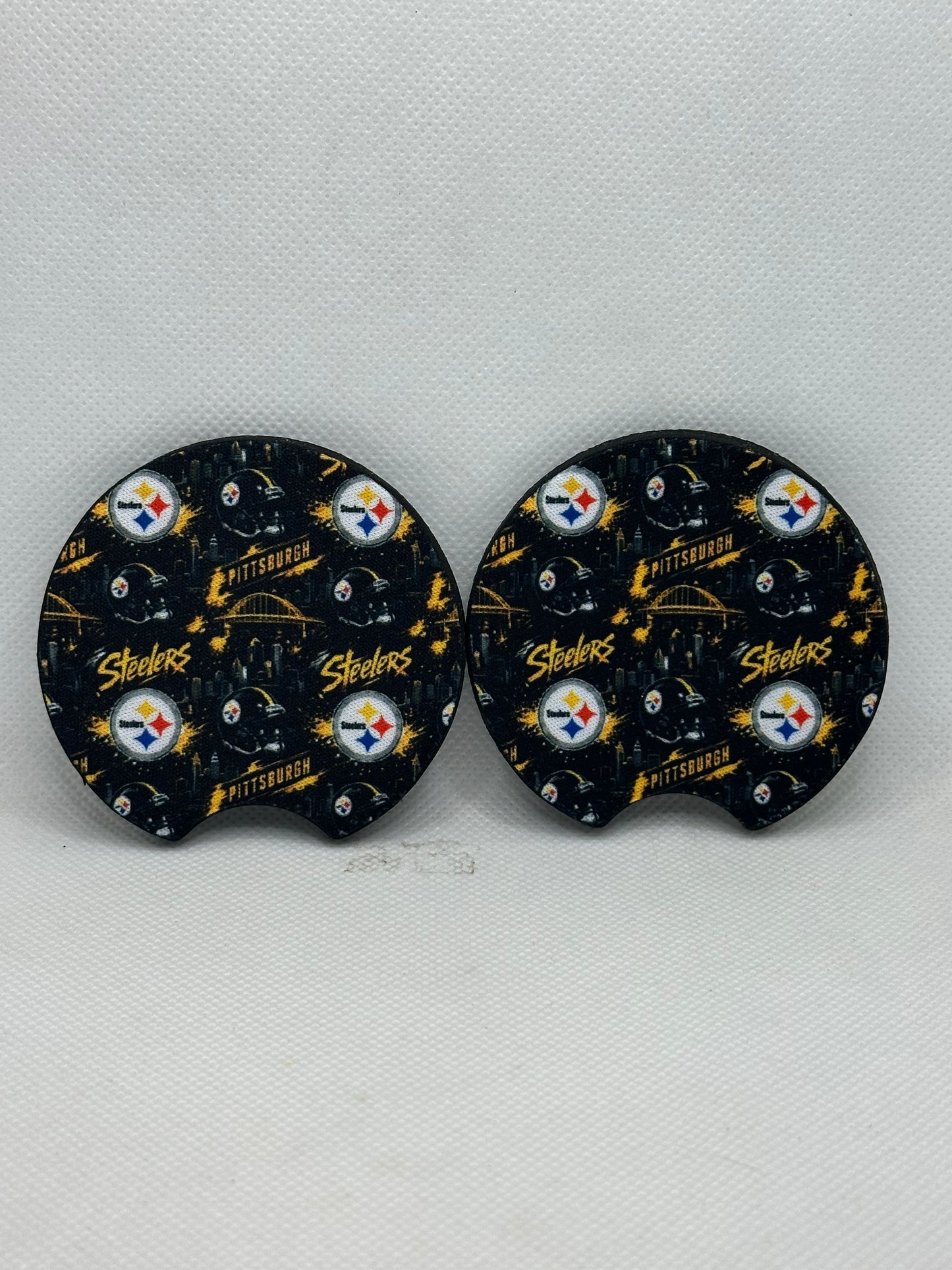 Pittsburgh Football City Car Coasters