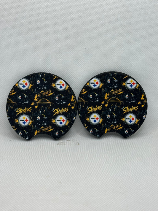 Pittsburgh Football City Car Coasters