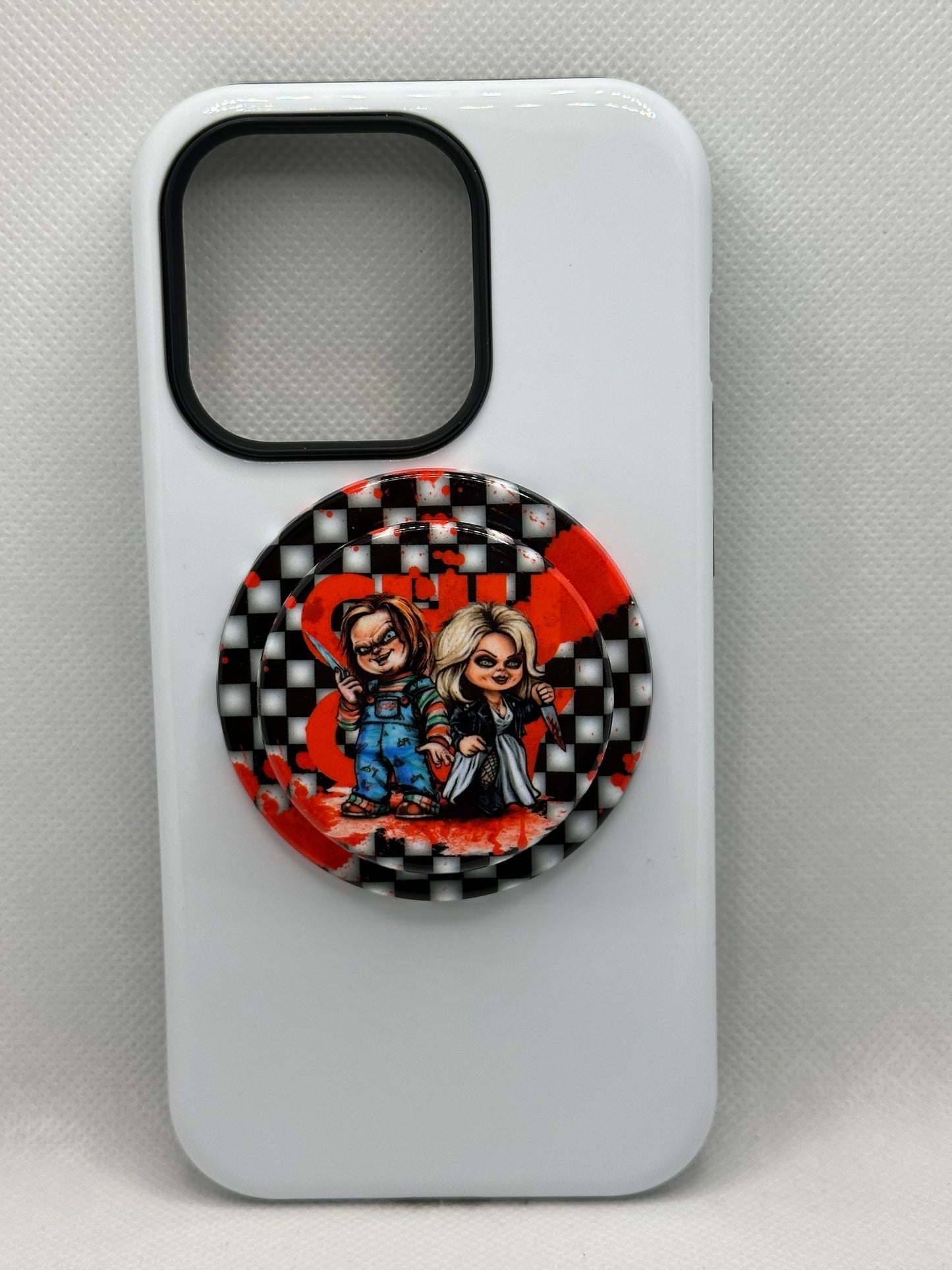 Horror Doll Couple Magnetic Phone Grip
