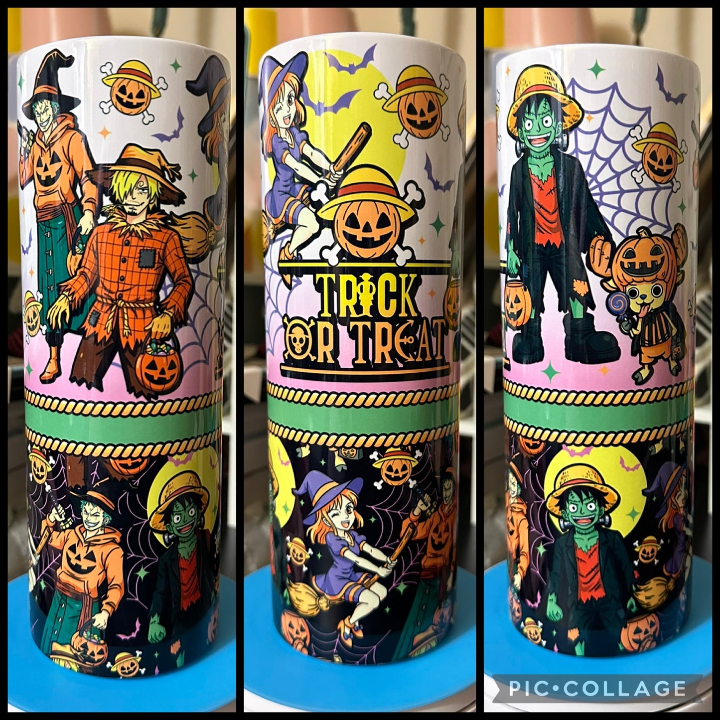 One P Halloween Trick Or Treat 20oz Sublimation Tumbler