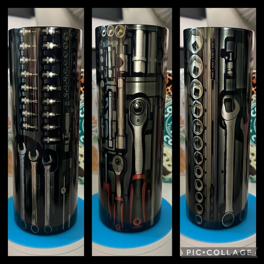 Toolbox And Tools 20oz Stainless Steel Sublimation Tumbler