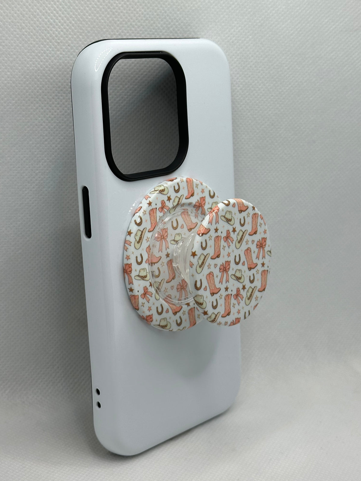 Pink Cowgirl Magnetic Phone Grip