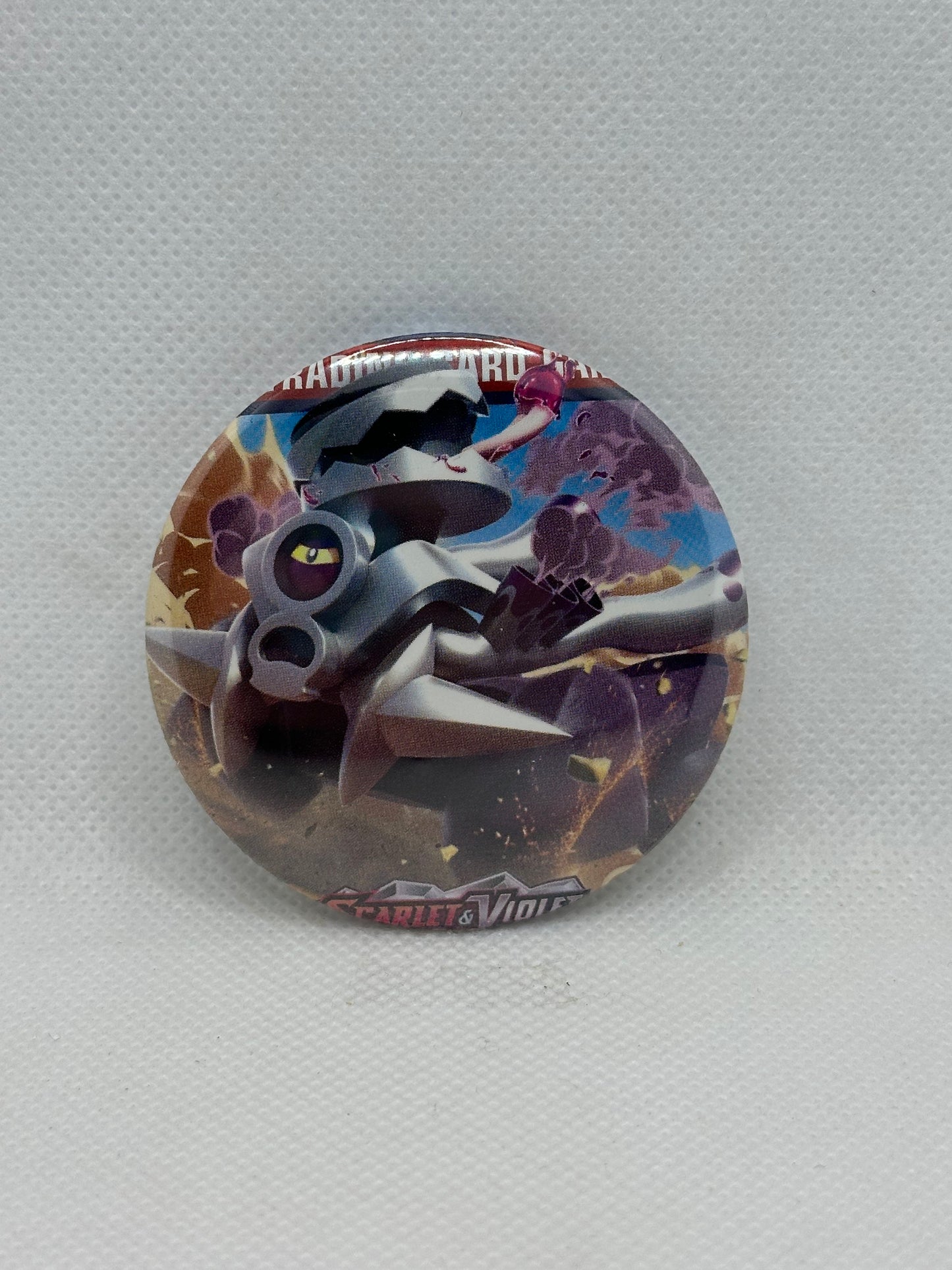Obsidian Reva Button Pin