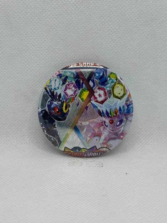 Prismatic Umby And Psychic Foxes Button Pin