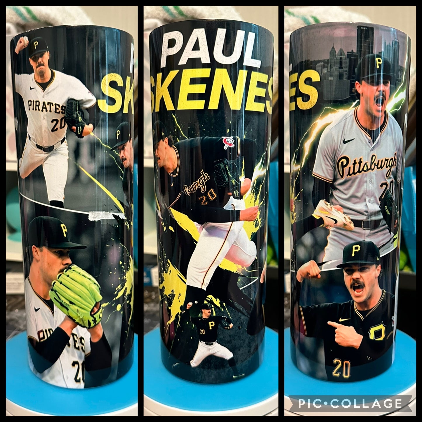 Skenes Baseball 20oz Sublimation Tumbler