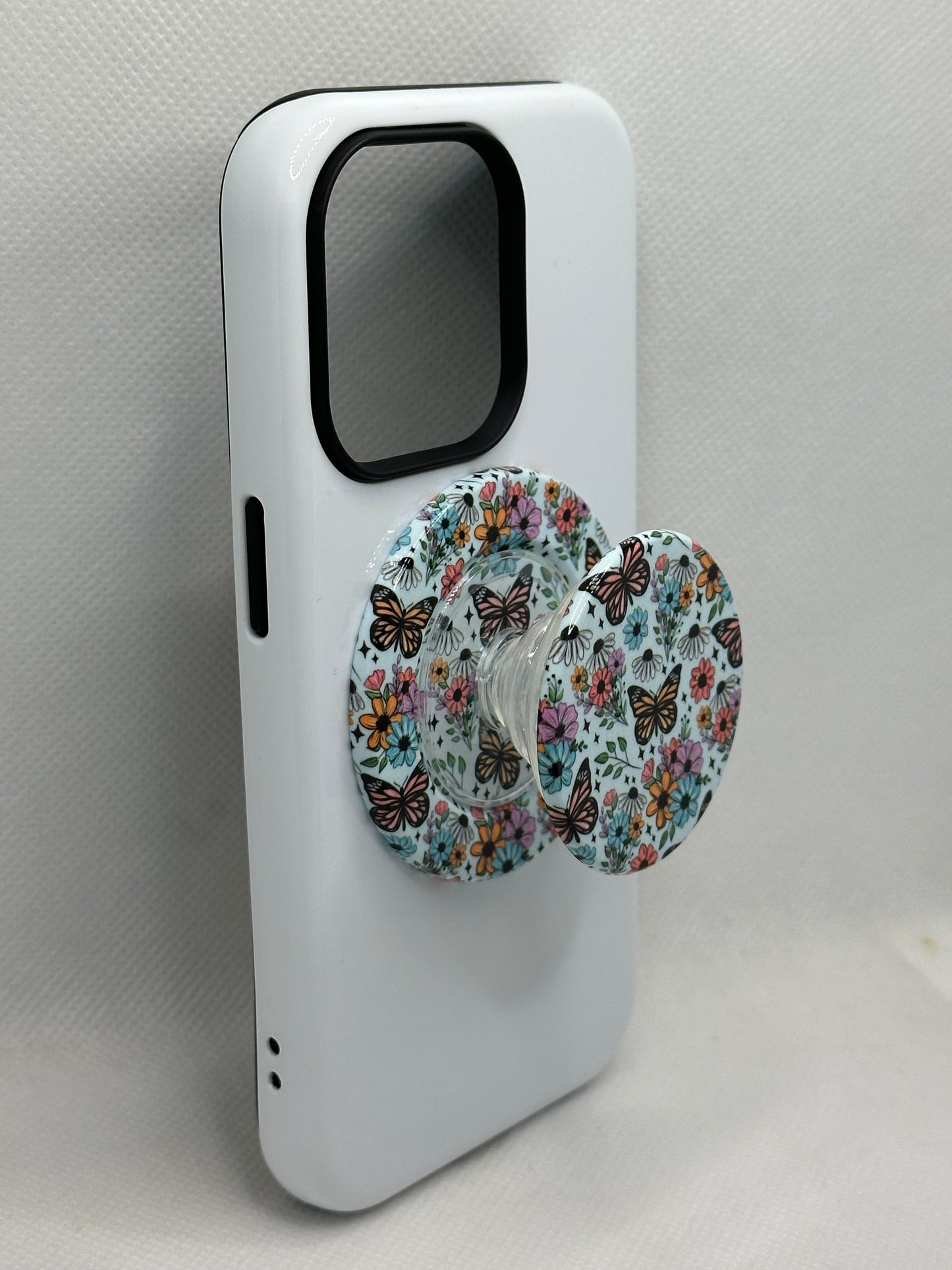 Butterfly Flower Garden Magnetic Phone Grip