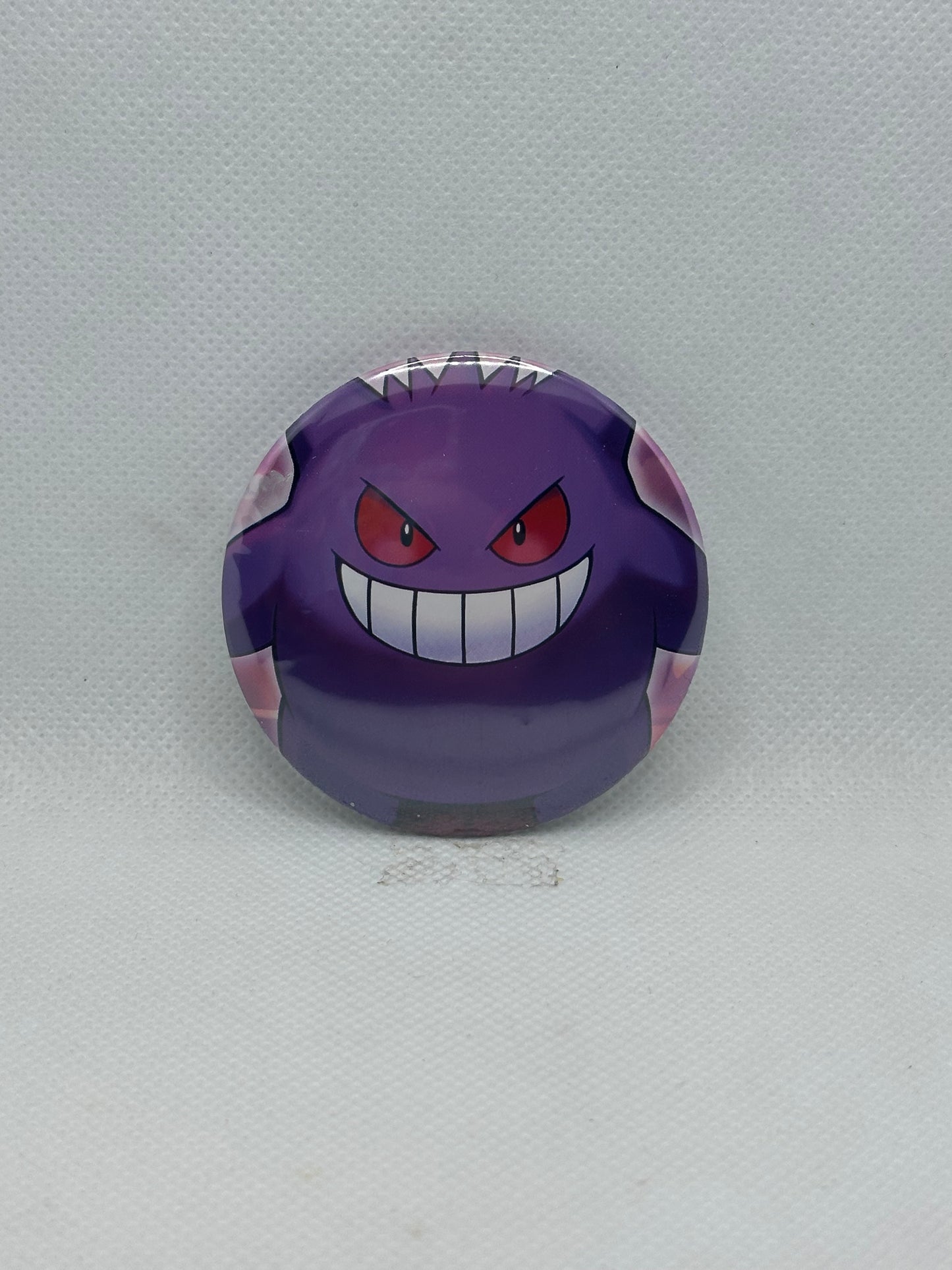 Anime Purple Monster Button Pin