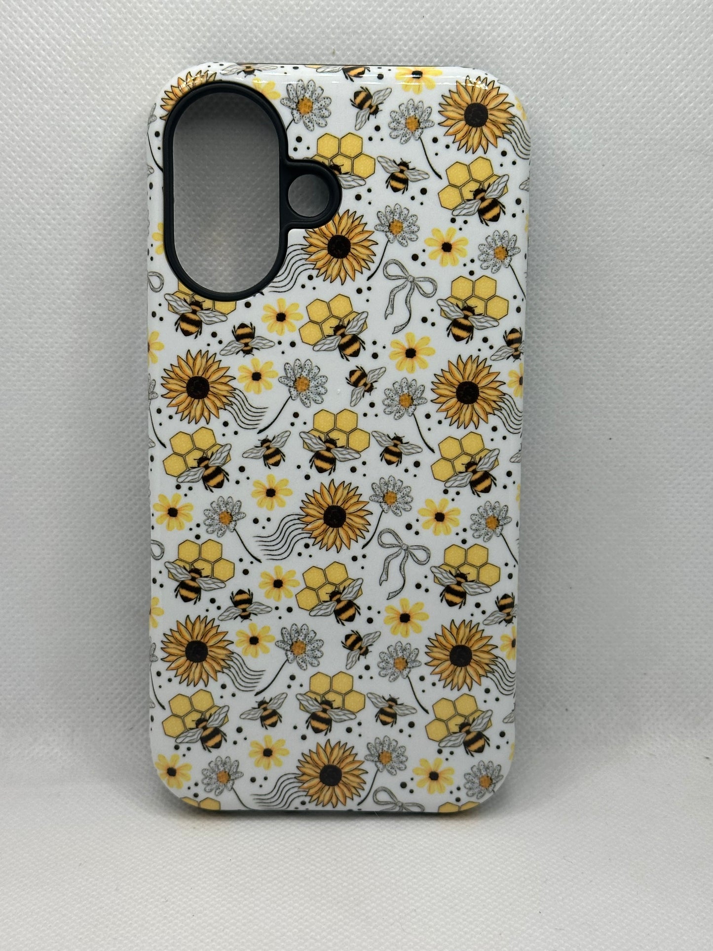 Honey Bee And Sunflowers Magnetic Phone Case