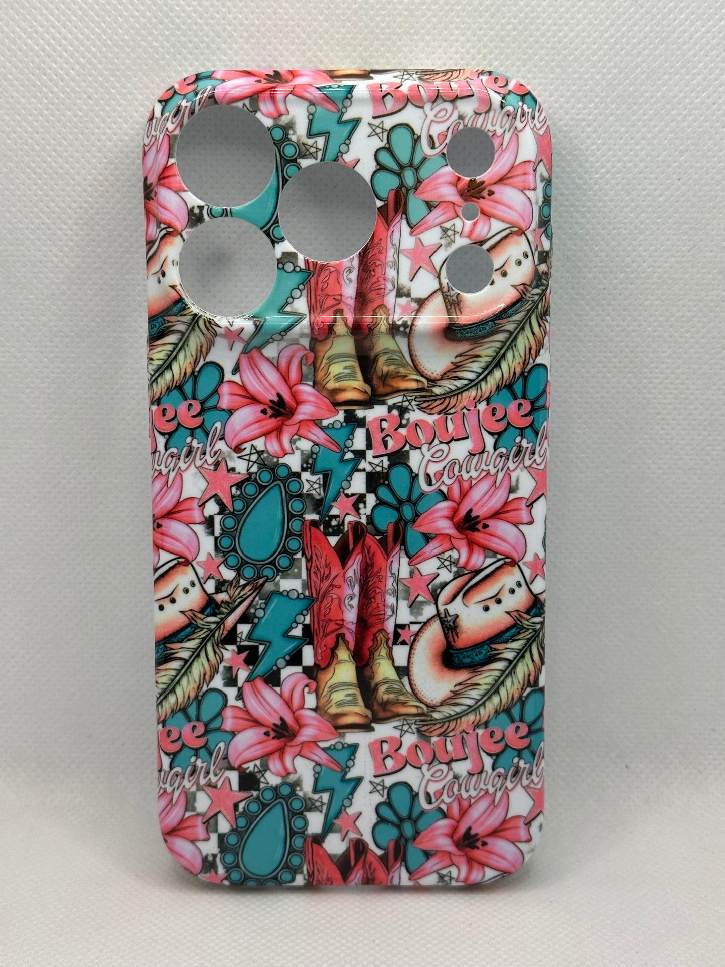 Boujee Cowgirl Hard Shell Phone Case