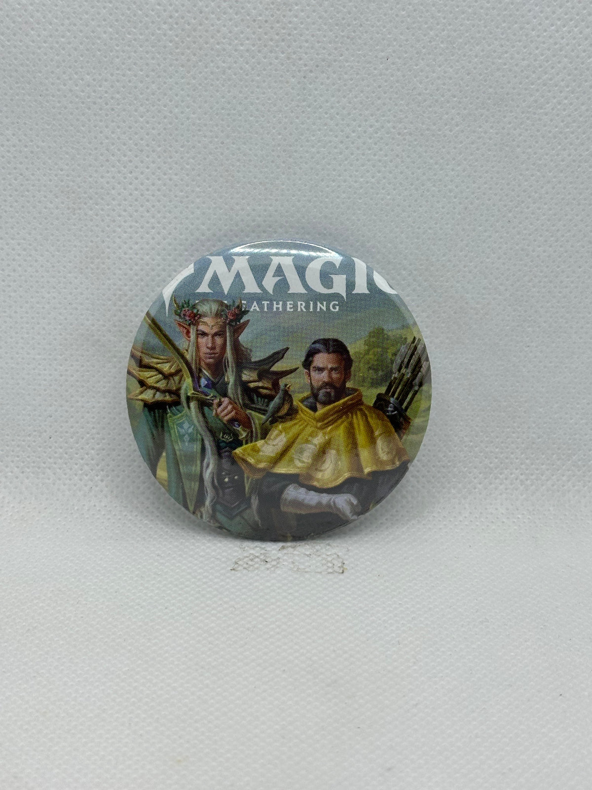 Magic Hobbit Thranduil And Bard Button Pin
