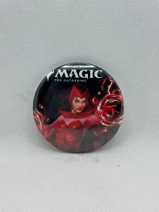 The Scarlet Witch Button Pin